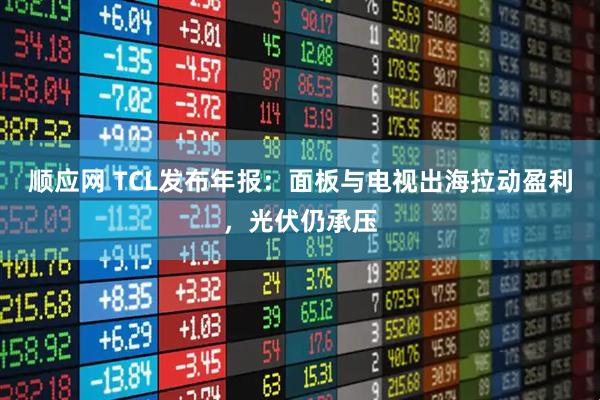 顺应网 TCL发布年报：面板与电视出海拉动盈利，光伏仍承压